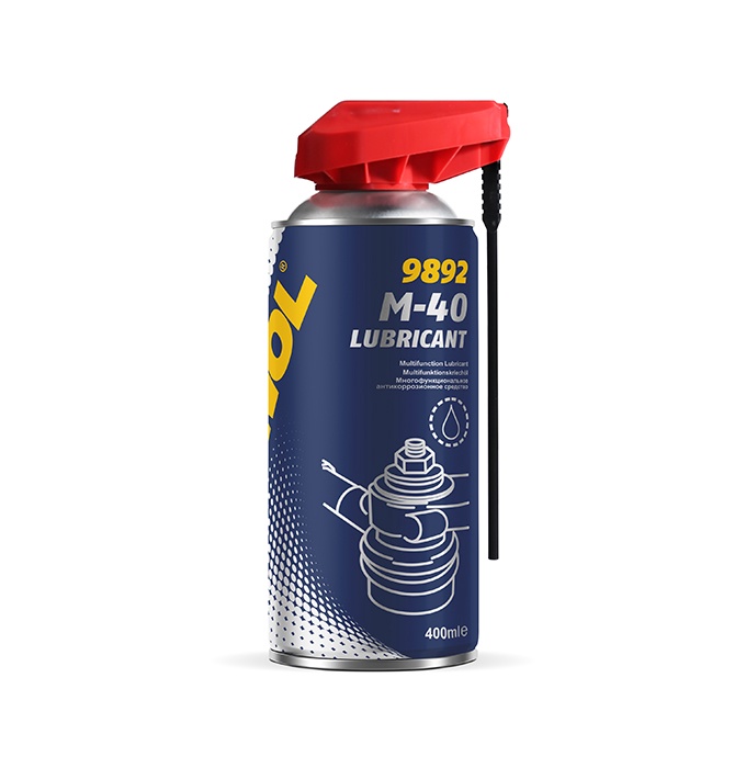 Аэрозольная смазка MANNOL 9892 M-40 Lubricant SMART (аналог WD-40) 400мл