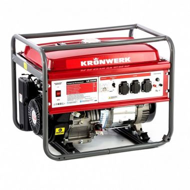 Генератор бензиновый Kronwerk LK 6500 25л 5.5кВт.230в ручной старт арт. 94689 