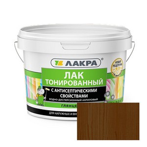 Лак тонированный Лакра акриловый орех  (2,5кг)