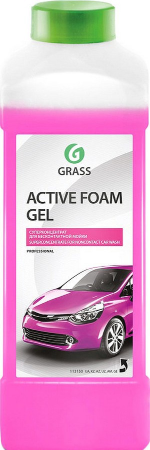 Средство д/беск,мойки GraSS Active Foam Gel 1л арт,113150 Россия