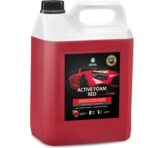 Средство для бесконтактной мойки GraSS Active Foam Red 5,8 кг 