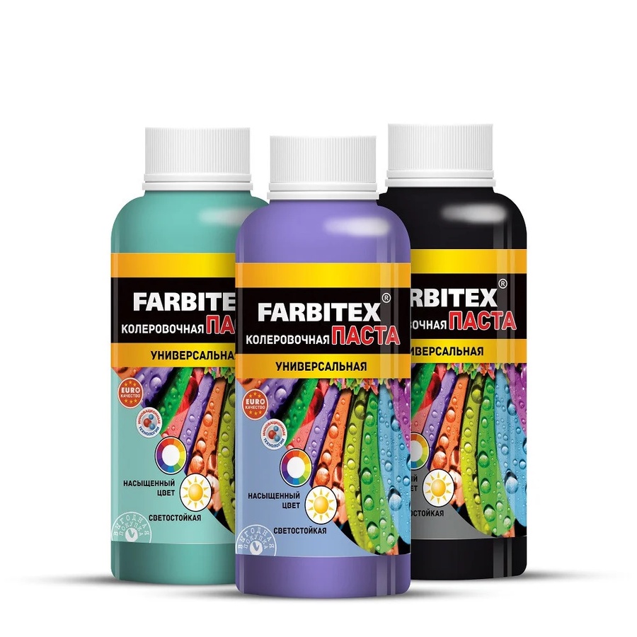 Паста колеровочная универсальная аметист  (0.1 л) FARBITEX