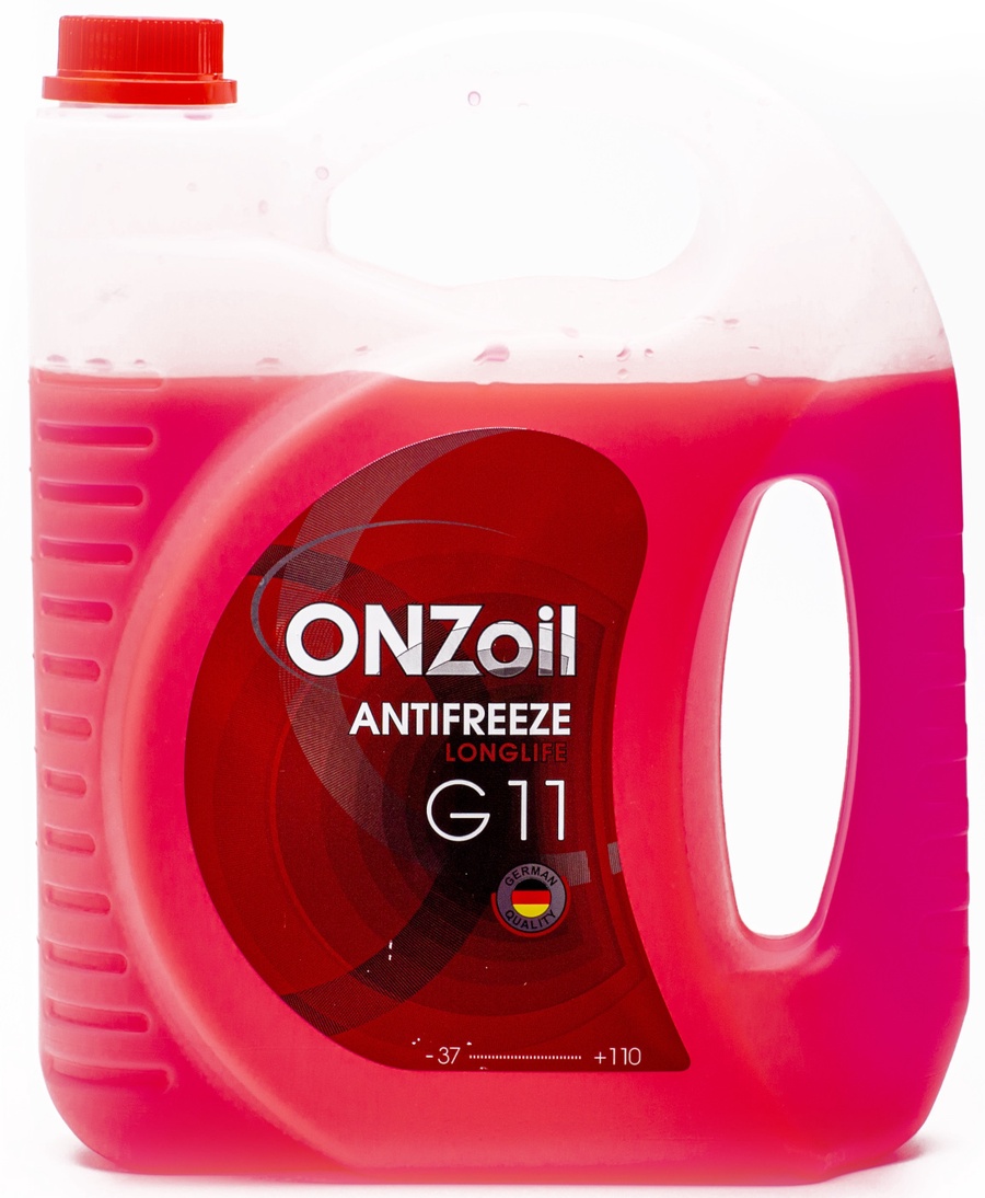 Антифриз ONZOIL Optimal G11 красный 4,2 л. (5 кг.) арт. F0000001606