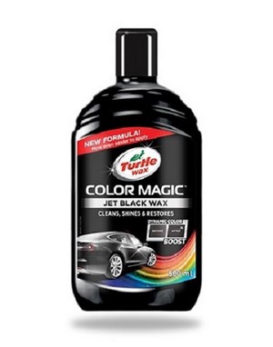 Полироль Jet Black Wax черная TURTLE WAX 500мл RU