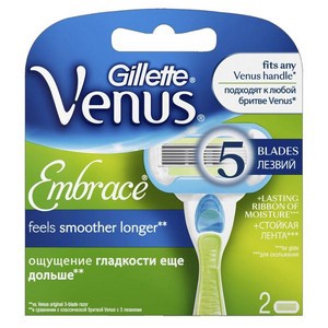 GILLETTE VENUS Embrace Сменные кассеты для бритья 2шт