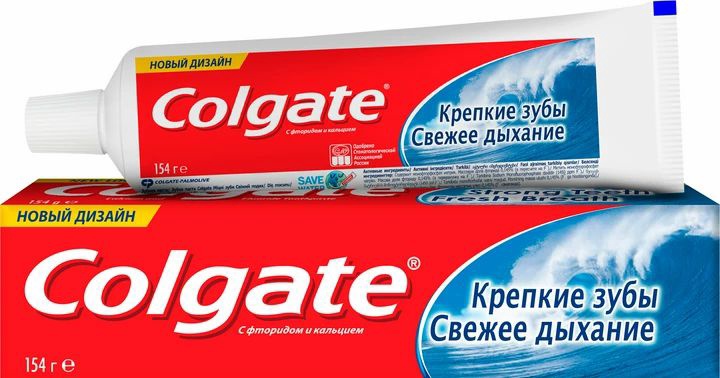 Colgate паста зубная Крепкие зубы свежее дыхание 100мл