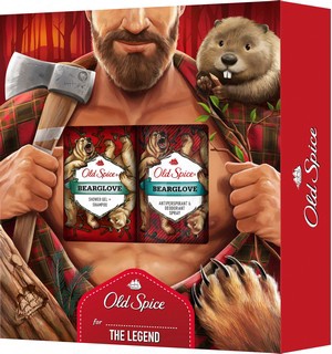 Подарочный набор OLD SPICE Аэроз дезод А/П Bearglove 150мл + Гель Д/Душа+Шмп 2в1 Bearglove 250мл