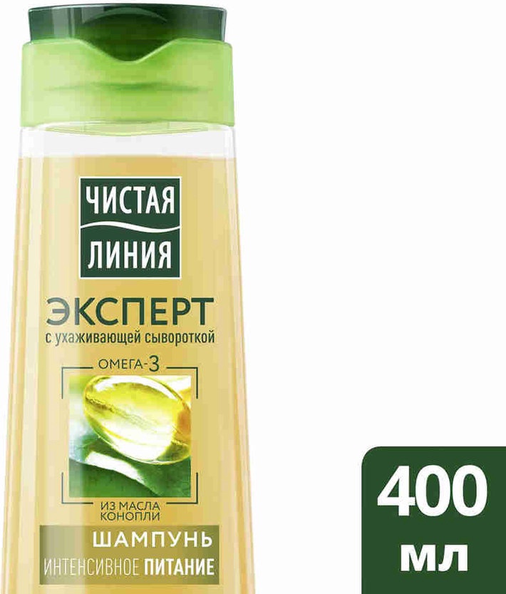 ЧИСТАЯ ЛИНИЯ Шампунь Интенсивное питание 400 мл 67953476/68573646