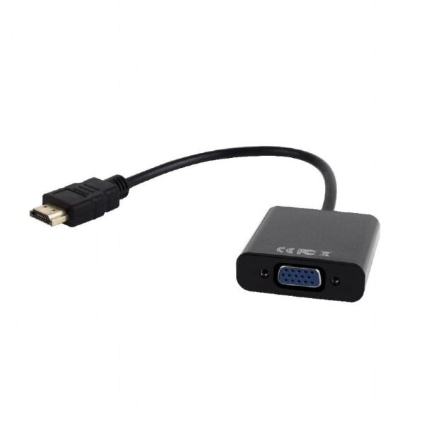 Переходник Gembird HDMI(male) to VGA+3.5audio арт. A-HDMI-VGA-03 