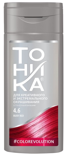 Оттеночный бальзам Тоника Color evolution 4.6 Ruby red (Рубиновый красный), 150 мл