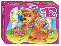 Мозаика puzzle 12 "Медвежонок" Mini-maxi