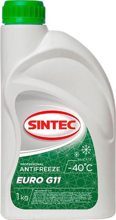 Антифриз Sintec-40 G11 Euro (зеленый) 1кг