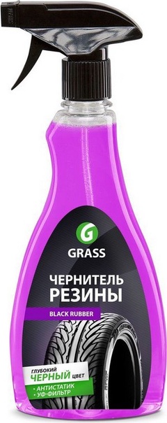 Чернитель резины д/шин GraSS Black Rubber 0,5л арт,121105 Россия