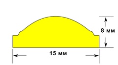 Багет интерьерный 815/2 -425 (2,5м)