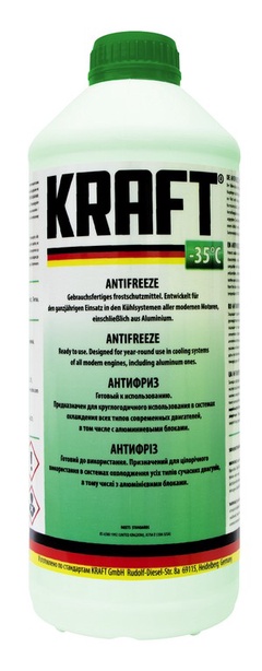 Антифриз -35°C ТМ "KRAFT" 1,5л