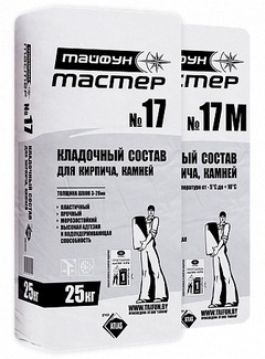 Кладочный состав «Тайфун Мастер» №17М 25 кг