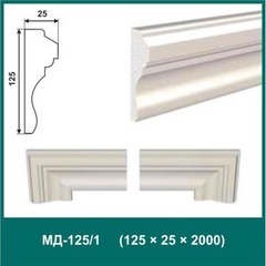 Молдинг пенопласт CAVOLI Белый 125х25х2000 плотность 25 арт,МД-125/1 Беларусь