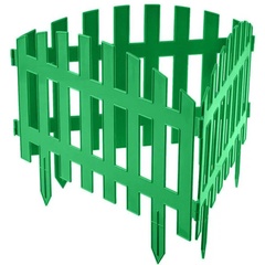 Забор декоративный RENESSANS №2, 3,1х0,35 м, зеленый, GARDENPLAST