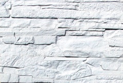 Плита гипсовая декоративная литая POLINKA "Сланец Рифейский" белый арт. 0200 