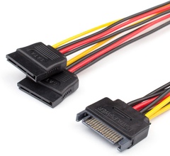 Кабель ATCOM Sata power-2x Sata power 0,2 m (медный) арт. AT4366 