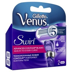 GILLETTE VENUS Swirl Cменные кассеты для бритья 2шт