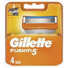 GILLETTE FUSION Сменные кассеты для бритья 4шт