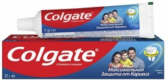 Colgate паста зубная Mакс защита от кариеса свежая мята 50мл