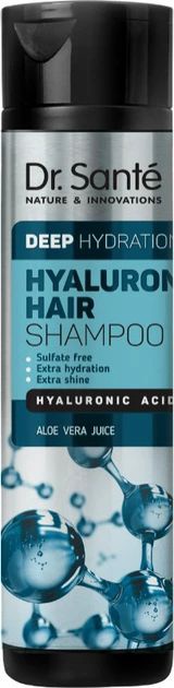 Шампунь Dr. Sante HYALURON HAIR Deep hydration 0.25л 