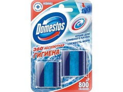 DOMESTOS Чистящий куб д/туалета Свеж.моря Италия 2*50г 67139460